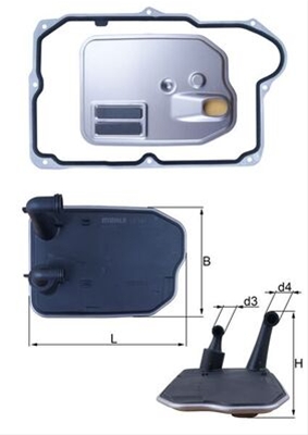 FILTRU ULEI HIDRAULIC - MAHLE