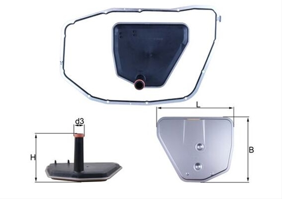 Imagine pentru produsul „FILTRU ULEI HIDRAULIC, TRANSMISIE - MAHLE"