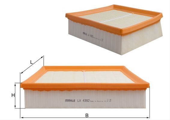 Imagine pentru produsul „FILTRU AER - MAHLE"