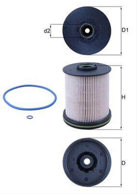 Imagine pentru produsul „FILTRU COMBUSTIBIL - MAHLE"