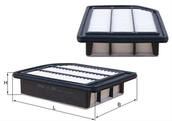Imagine pentru produsul „FILTRU AER - MAHLE"