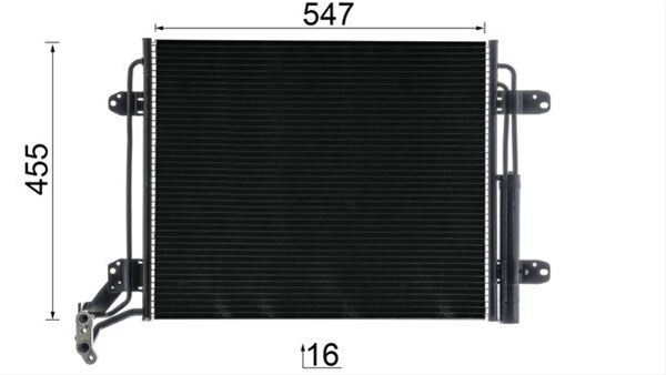 CONDENSATOR A/C MAHLE BEHR