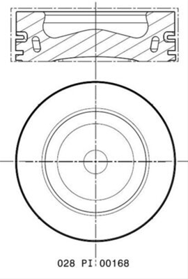 PISTON ECHIPAT - MAHLE