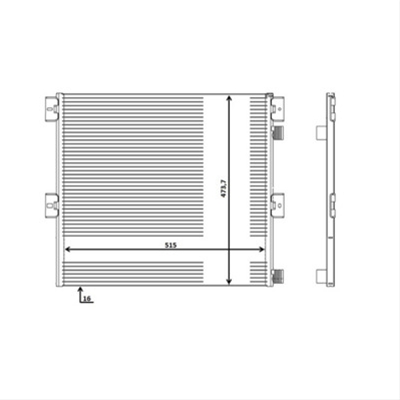 CONDENSATOR A/C MAHLE BEHR