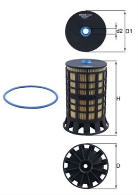 FILTRU COMBUSTIBIL - MAHLE