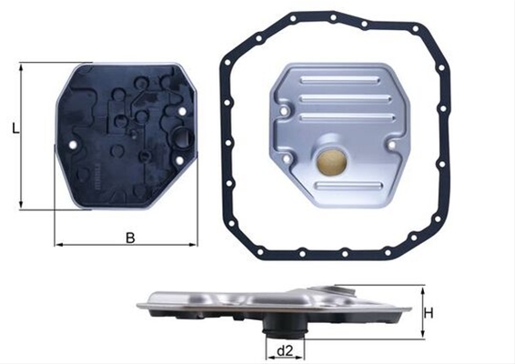 FILTRU HIDRAULIC CUTIE VITEZE - MAHLE
