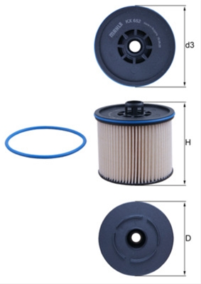 FILTRU COMBUSTIBIL - MAHLE