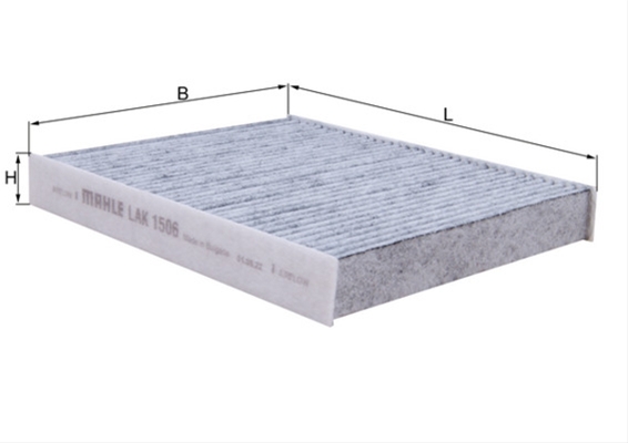 FILTRU AER HABITACLU CARBON ACTIV - MAHLE