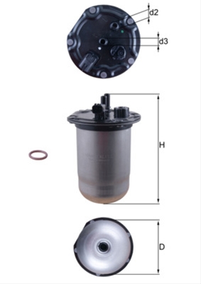 FILTRU COMBUSTIBIL - MAHLE