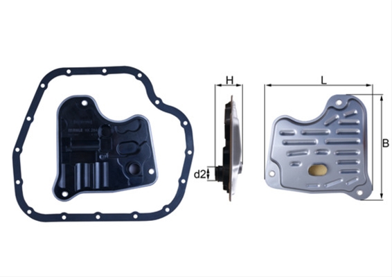 FILTRU ULEI HIDRAULIC, TRANSMISIE - MAHLE