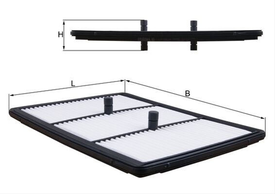 Imagine pentru produsul „FILTRU AER - MAHLE"