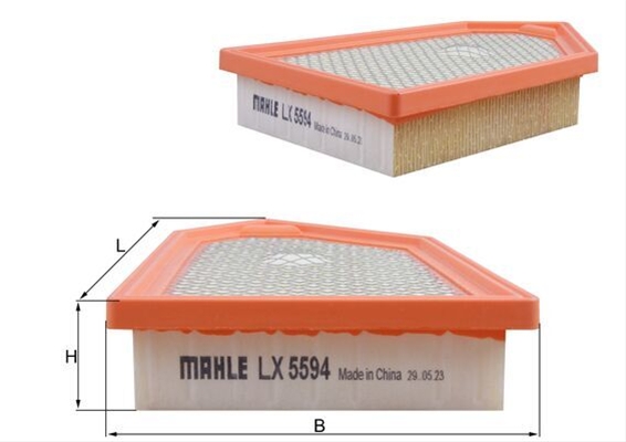 Imagine pentru produsul „FILTRU AER - MAHLE"