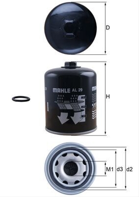 FILTRU USCATOR - MAHLE