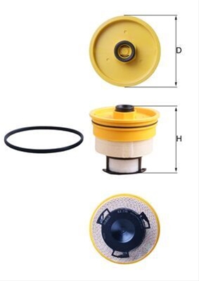 FILTRU COMBUSTIBIL - MAHLE