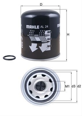 ELEMENT FILTRANT USCATOR AER, COMPRESOR