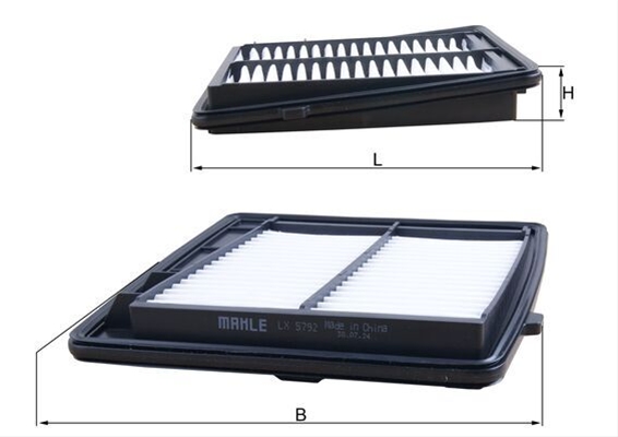 Imagine pentru produsul „FILTRU AER - MAHLE"