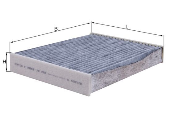 FILTRU AER HABITACLU CARBON ACTIV - MAHLE
