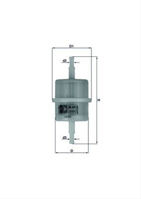 FILTRU COMBUSTIBIL - MAHLE