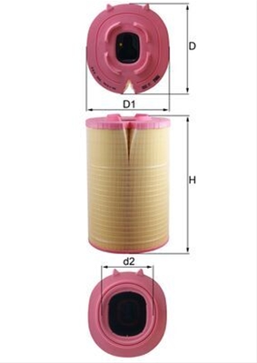 FILTRU AER - MAHLE