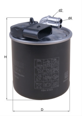 FILTRU COMBUSTIBIL - MAHLE