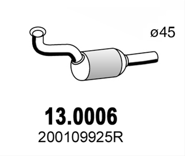 Imagine pentru produsul „CATALIZATOR SANDERO 1.2I 16V 12/2008"