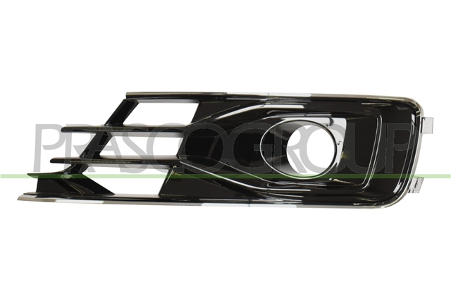 Imagine pentru produsul „BUMPER GRILLE LEFTBLACK GLOSSWITH FOG LAMP HOLE AUDI  A6 (4GC)  09/14  06/16"