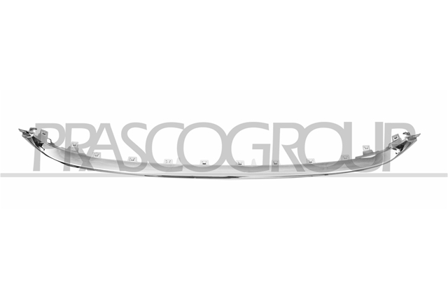 LOWER CHROME GRILL MOLDING FIAT  500  MOD. 07/15