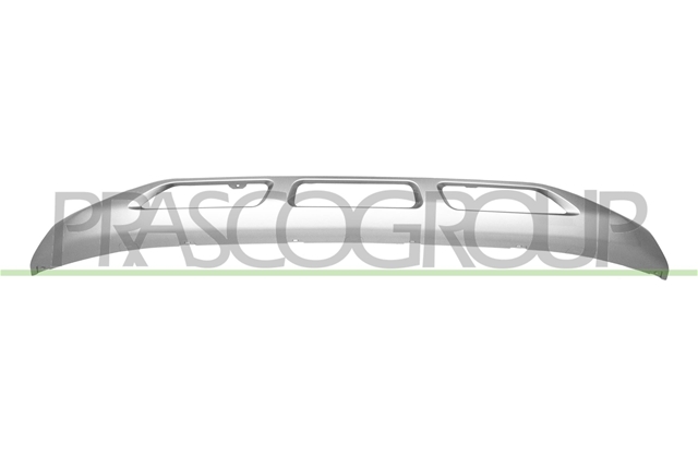 FRONT CENTRE BUMPER SPOILERGRAY PAINTED PEUGEOT  3008  MOD. 04/17