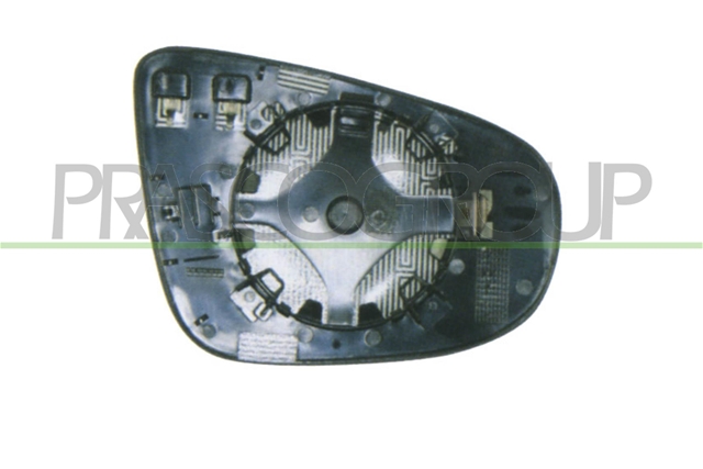 LEFT MIRROR GLASS BASEASPHERICALHEATEDCHROME   GOLF VI  09/08  09/12