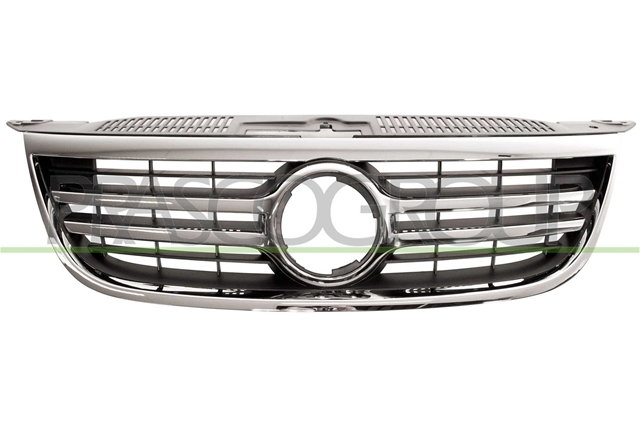 GRILA NEAGRA (FARA EMBLEMA) CU CROM INTEGRAL PT RADIATOR  TIGUAN 07>>11