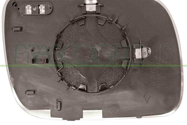 LEFT MIRROR GLASS BASEASPHERICALHEATEDCHROME   TOUAREG  12/02  12/06