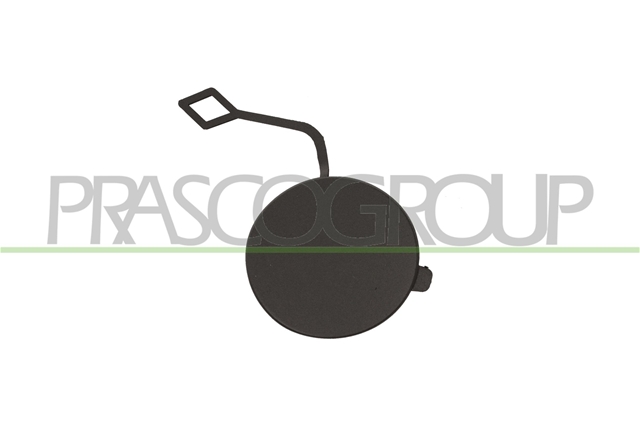 RIGHT PRIMED FRONT TOW HOOK COVER VOLKSWAGEN  TOUAREG (7P)  MOD. 01/11  07/14