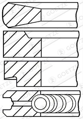 SET SEGMENTI PISTON