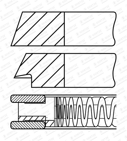 SET SEGMENTI PISTON