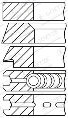 SET SEGMENTI PISTON