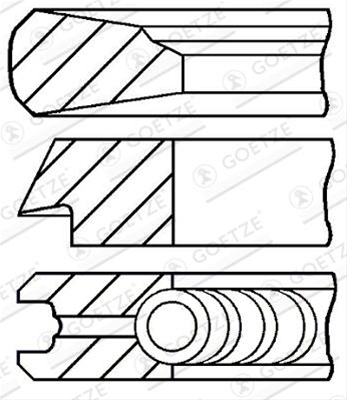 SET SEGMENTI PISTON