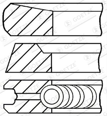 Imagine pentru produsul „SET SEGMENTI PISTON-- GOETZE"