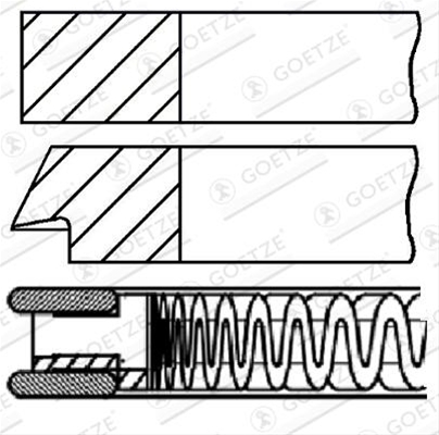 Imagine pentru produsul „SET SEGMENTI PISTON-- GOETZE"