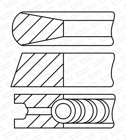 Imagine pentru produsul „SET SEGMENTI PISTON-- GOETZE"