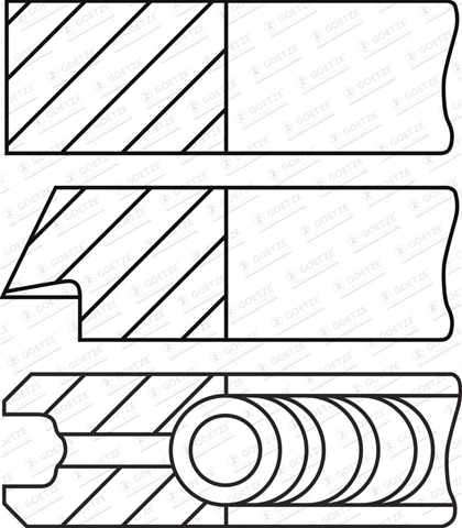 Imagine pentru produsul „SET SEGMENTI PISTON-- GOETZE"