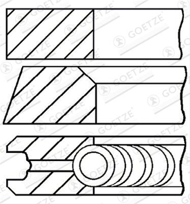 Imagine pentru produsul „SET SEGMENTI PISTON- GOETZE"