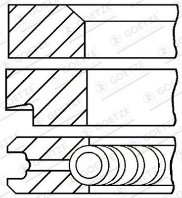 Imagine pentru produsul „SET SEGMENTI PISTON-- GOETZE"