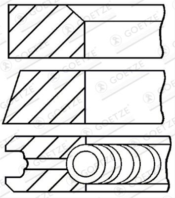 Imagine pentru produsul „SET SEGMENTI PISTON-- GOETZE"