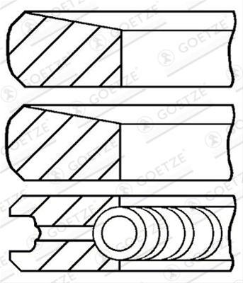 Imagine pentru produsul „SET SEGMENTI PISTON-- GOETZE"