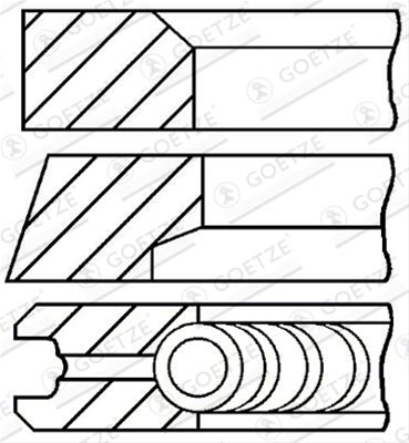 Imagine pentru produsul „SET SEGMENTI PISTON-- GOETZE"