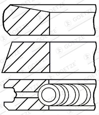 Imagine pentru produsul „SET SEGMENTI PISTON-- GOETZE"
