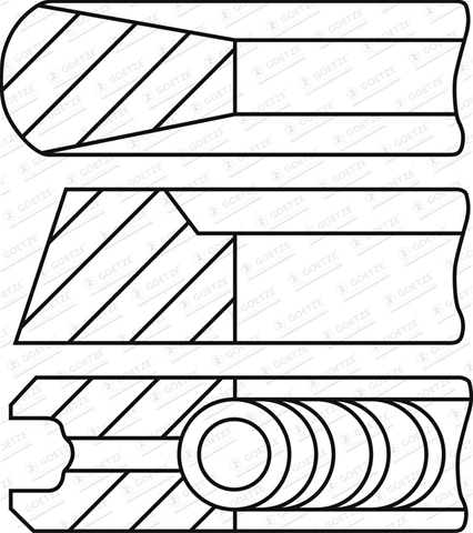 Imagine pentru produsul „SET SEGMENTI PISTON-- GOETZE"