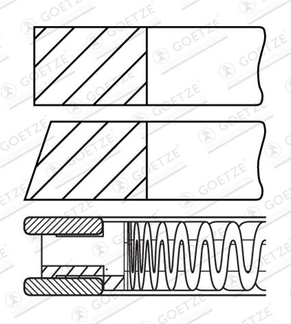 Imagine pentru produsul „SET SEGMENTI PISTON-- GOETZE"