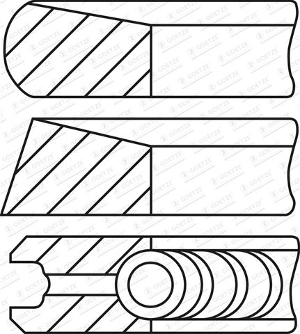 Imagine pentru produsul „SET SEGMENTI PISTON-- GOETZE"