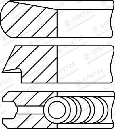 Imagine pentru produsul „SET SEGMENTI PISTON-- GOETZE"